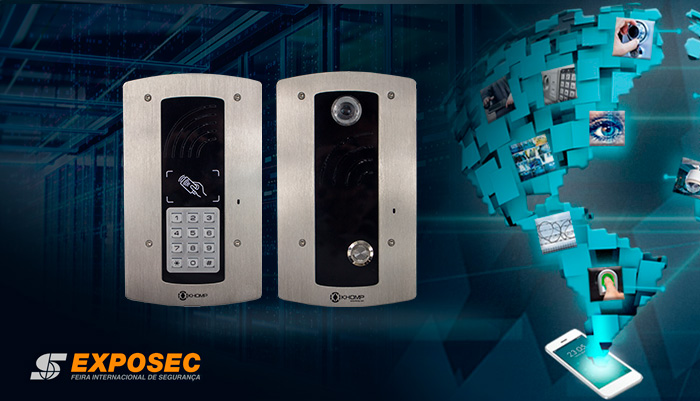 Khomp na Exposec - controle de acesso e novidades