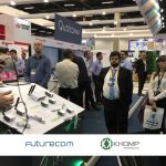 Sandro Alberton da Khomp no Tour Guiado do Futurecom 2018