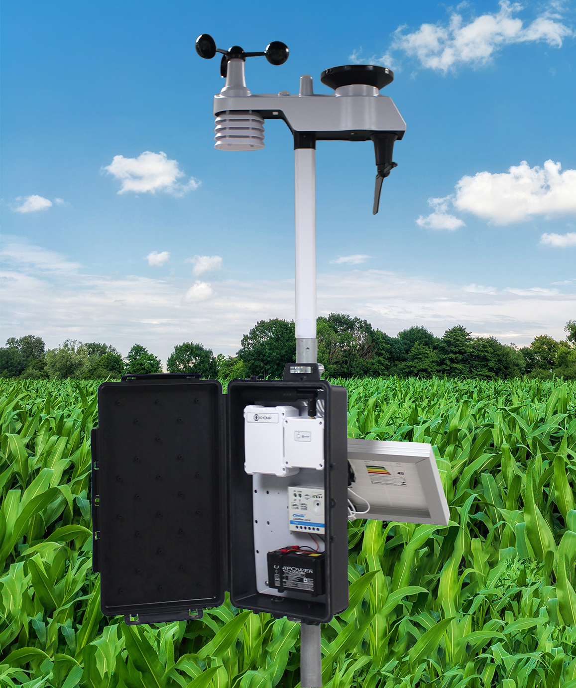 Mounted w/ BKG - Meteorological Station IoT Khomp